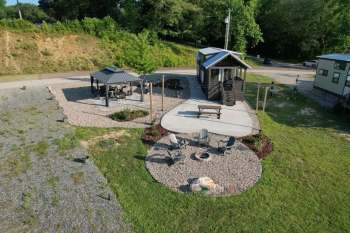 One Redditor shared photos of the tiny home located in a Georgia tiny home community, calling it their second home.