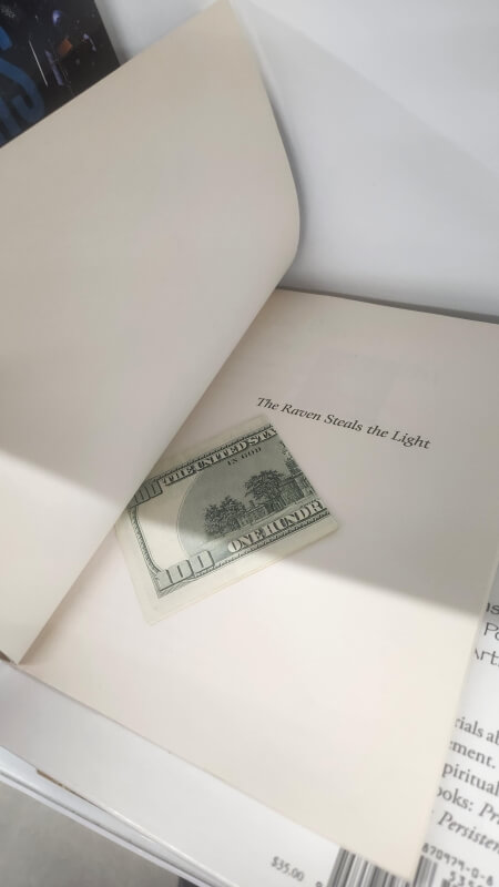 A routine stop at a thrift store turned into a lucky surprise after one shopper discovered cash tucked inside a used book.
