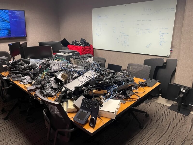 One company's "downsizing" stirred up frustration online after an office worker revealed the fate of dozens of still-usable electronics.