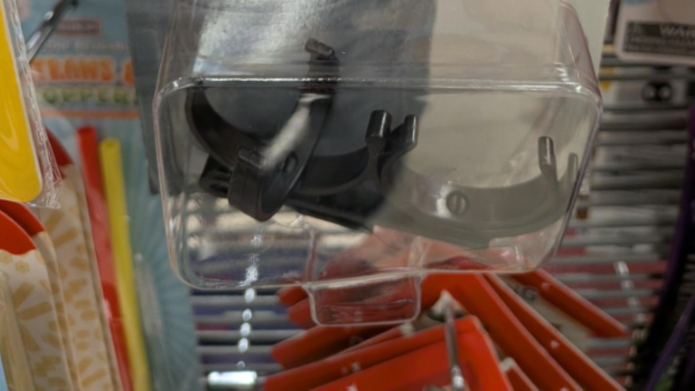 A belt clip designed to carry a single donut hole at your hip is a real product sitting on store shelves.