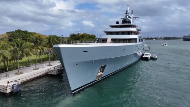 One Google co-founder's megayacht, the Dragonfly, has an incredibly large environmental footprint.