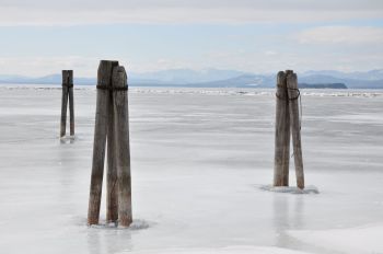 For the first time in seven years, Lake Champlain is completely frozen over.