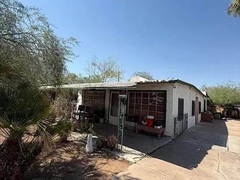 The listing showed an AI-generated image of the home as its main photo, rather than the actual property.