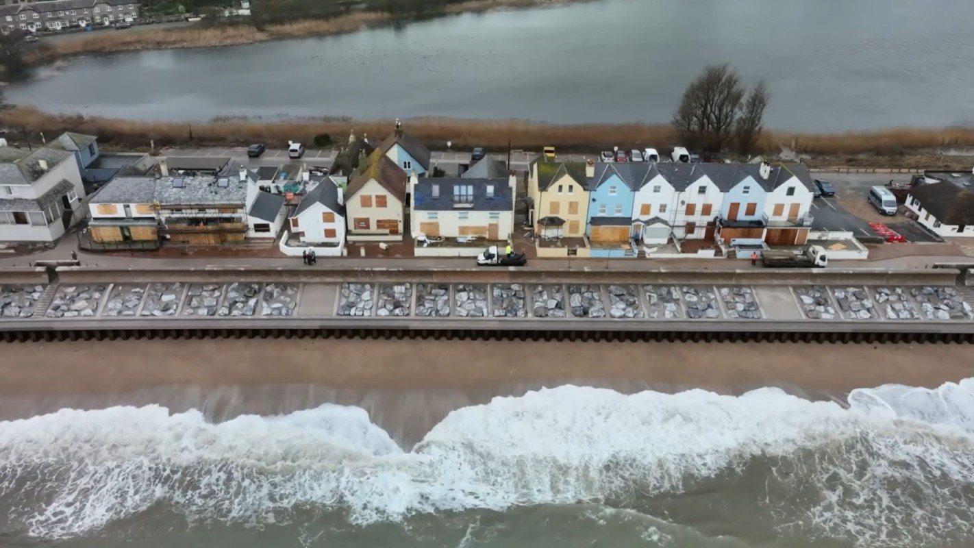 Rising sea levels could worsen the damage to Start Bay, a scenic location in South Devon, affecting nearby coastal communities.