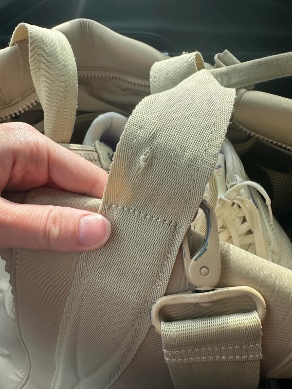 A shopper shared a buyer beware for a designer tote bag, claiming it didn't meet expectations for its high price.