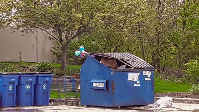 Redditors cheered on a dumpster diver who saved heaps of Valentine's Day items from going to waste.
