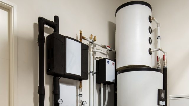 A heat pump water heater.
