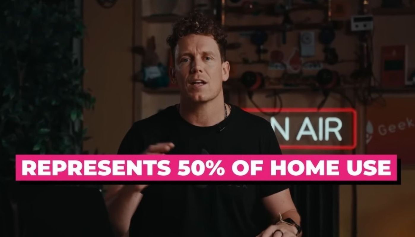 The secret to slashing your home's energy use, Adam says, is an energy-efficient heat pump.