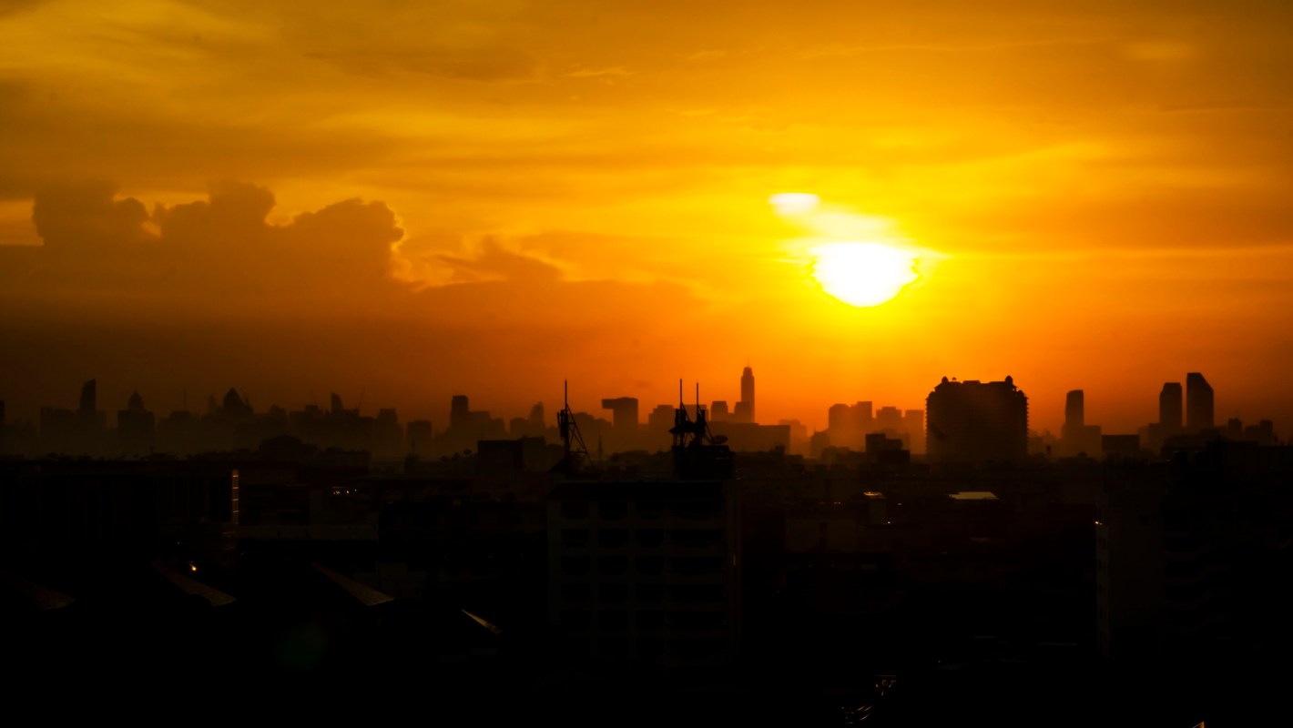 A heatwave in the U.S.