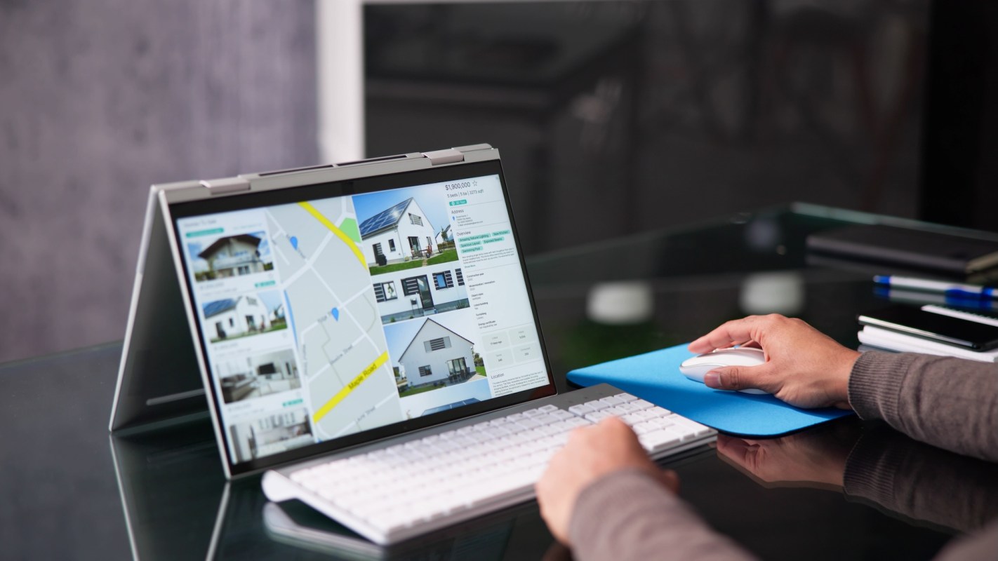 The listing showed an AI-generated image of the home as its main photo, rather than the actual property.