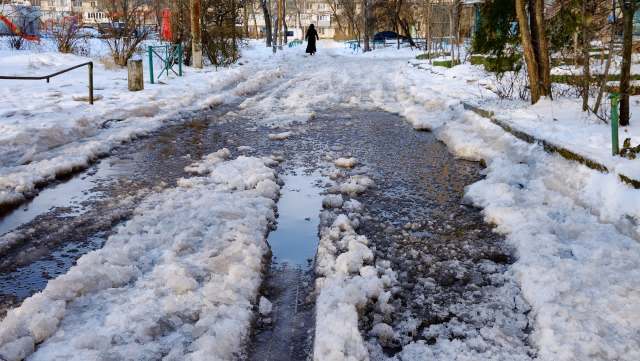 According to WBTS in Boston, the rapidly melting snow held some unpleasant secrets.