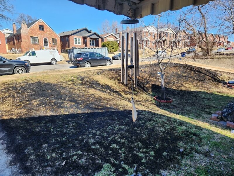 One Reddit user from Saint Louis made lemonade from lemons when their neighbor accidentally set fire to their lawn.