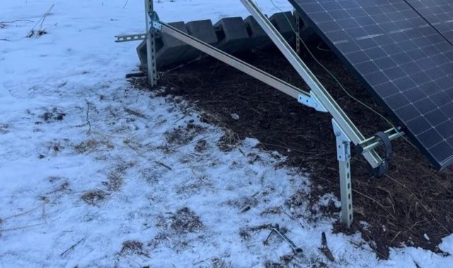 Solar panels in Alaska.