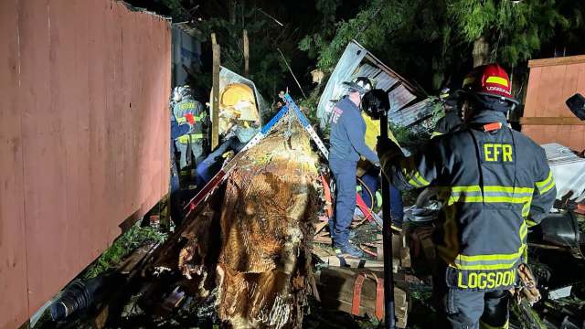 An intense wind and rain storm battered parts of Washington state this week, knocking out power for tens of thousands and tragically causing at least one fatality.