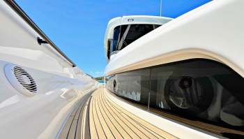 A picturesque video of a glowing superyacht on the water captured the attention of superyacht fans across the TikTok platform.