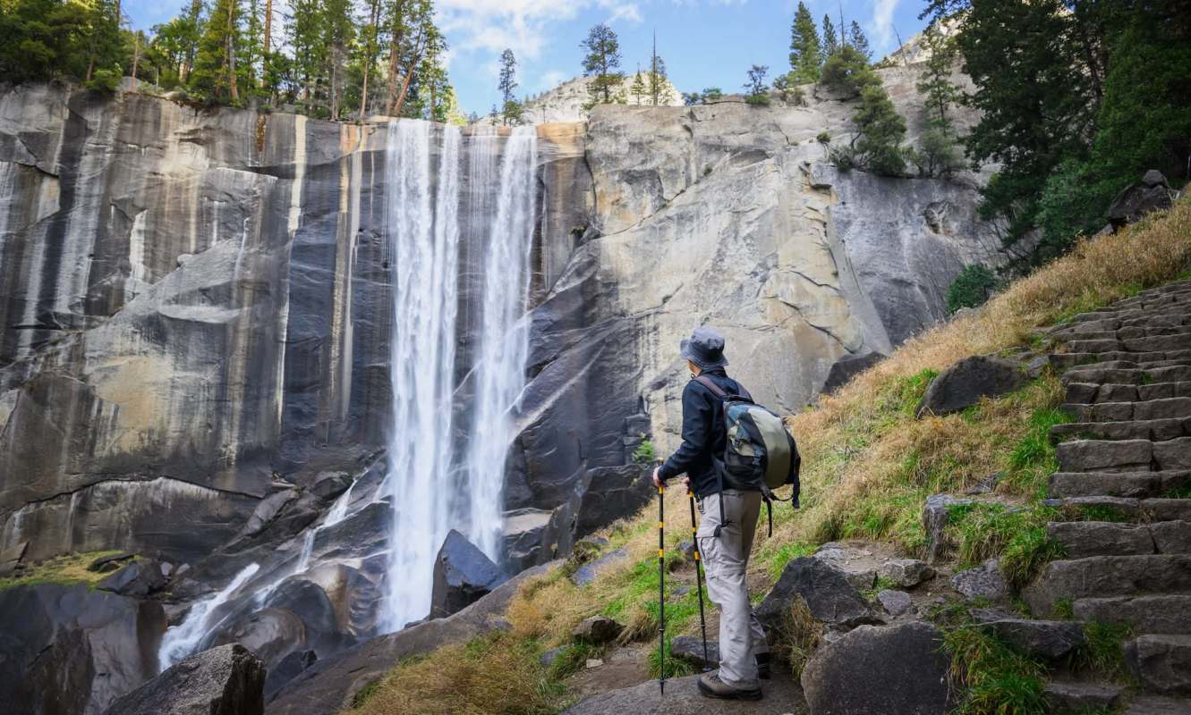 A video of a tourist blatantly climbing over protective rails at a national park has sparked outrage and disbelief online.