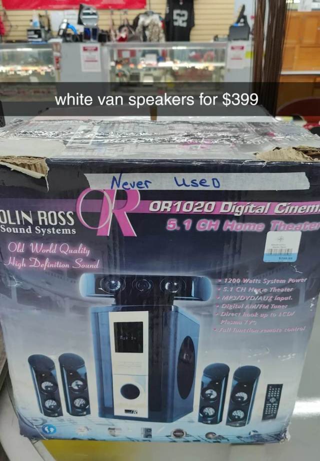 One thrifter found an obvious knock-off purse priced at $500, while another discovered ridiculously expensive thrift store speakers.