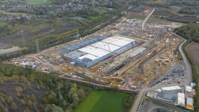 A data center under construction in the U.S.
