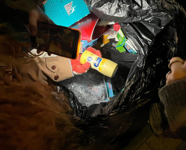 One of the bottles of unexpired, unopened baby formula.