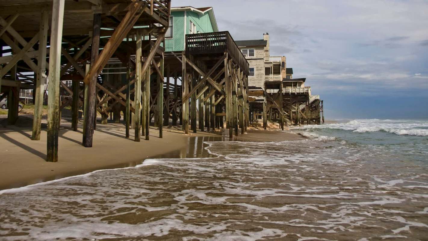 The Outer Banks in North Carolina.