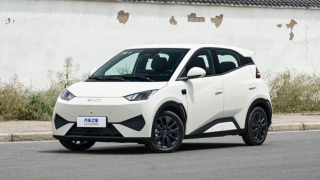 One of BYD's mini Dolphin EVs.