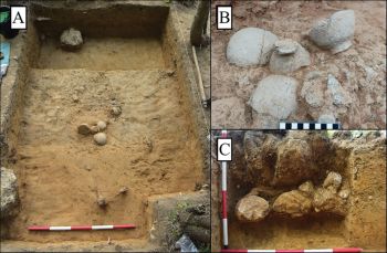 The Laos death jar archeological site.