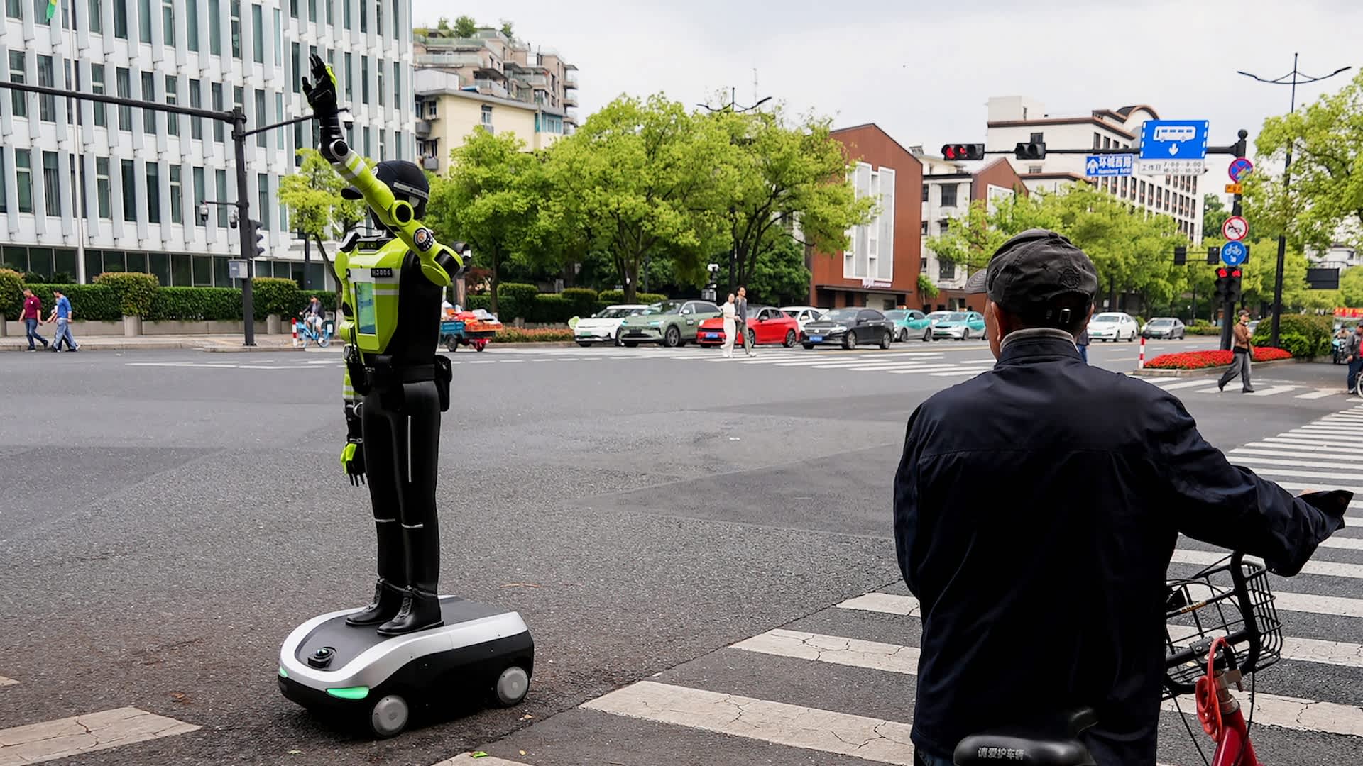 China's first robot traffic squad hits the streets with wide-ranging ...