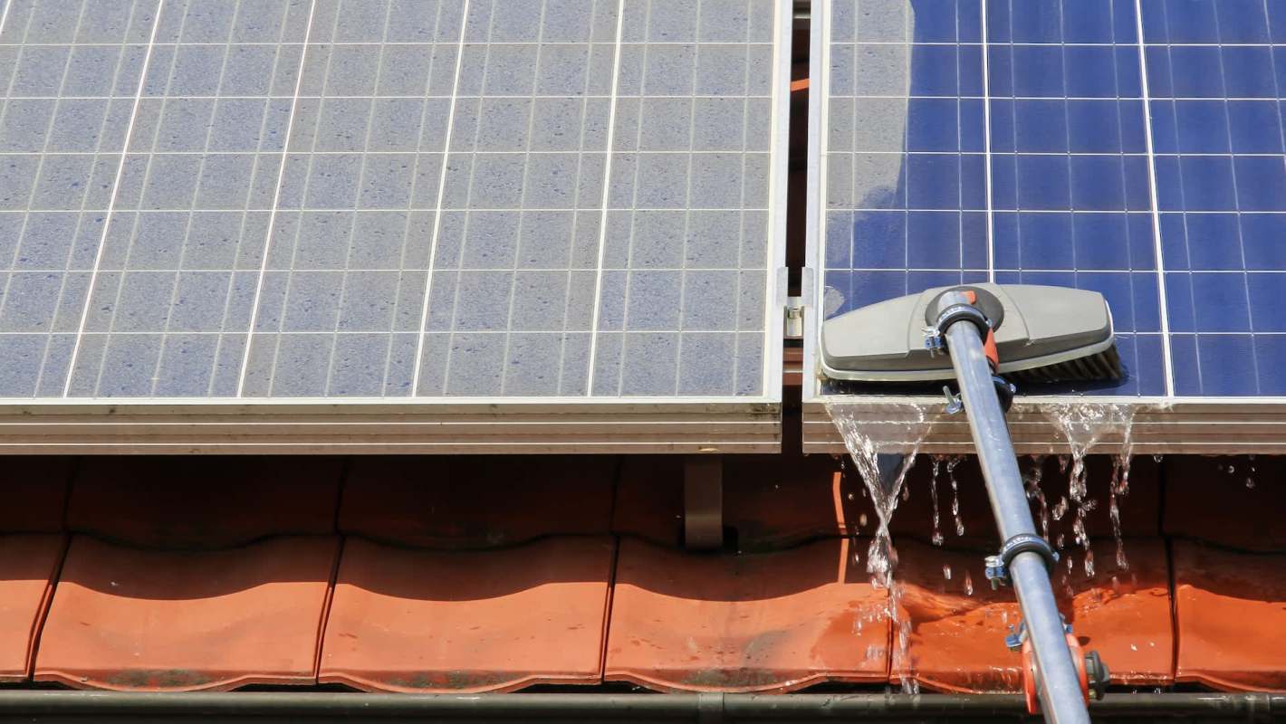 Solar panels.
