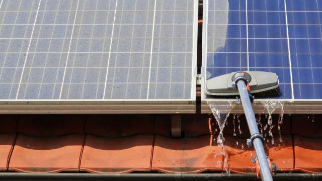 Solar panels.