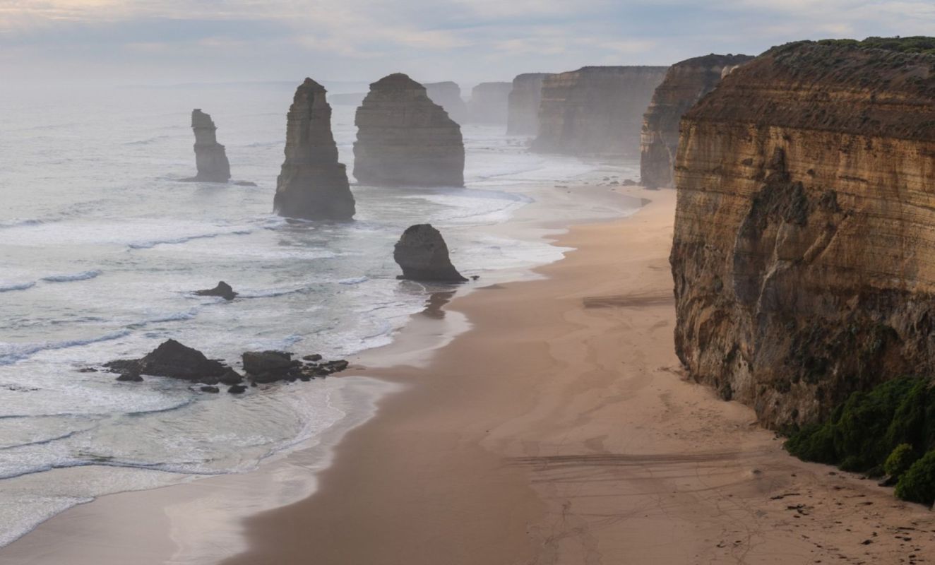 The Twelve Apostles rocks in Australia.