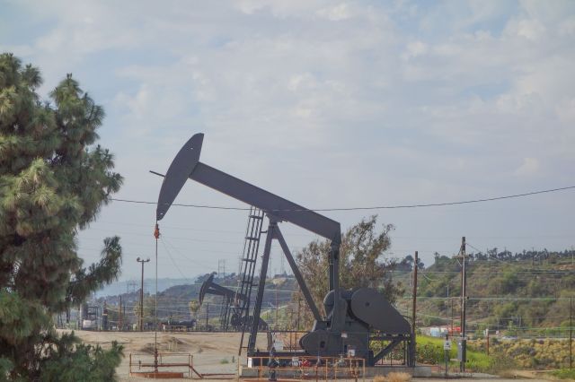 Urban oil field in Inglewood.