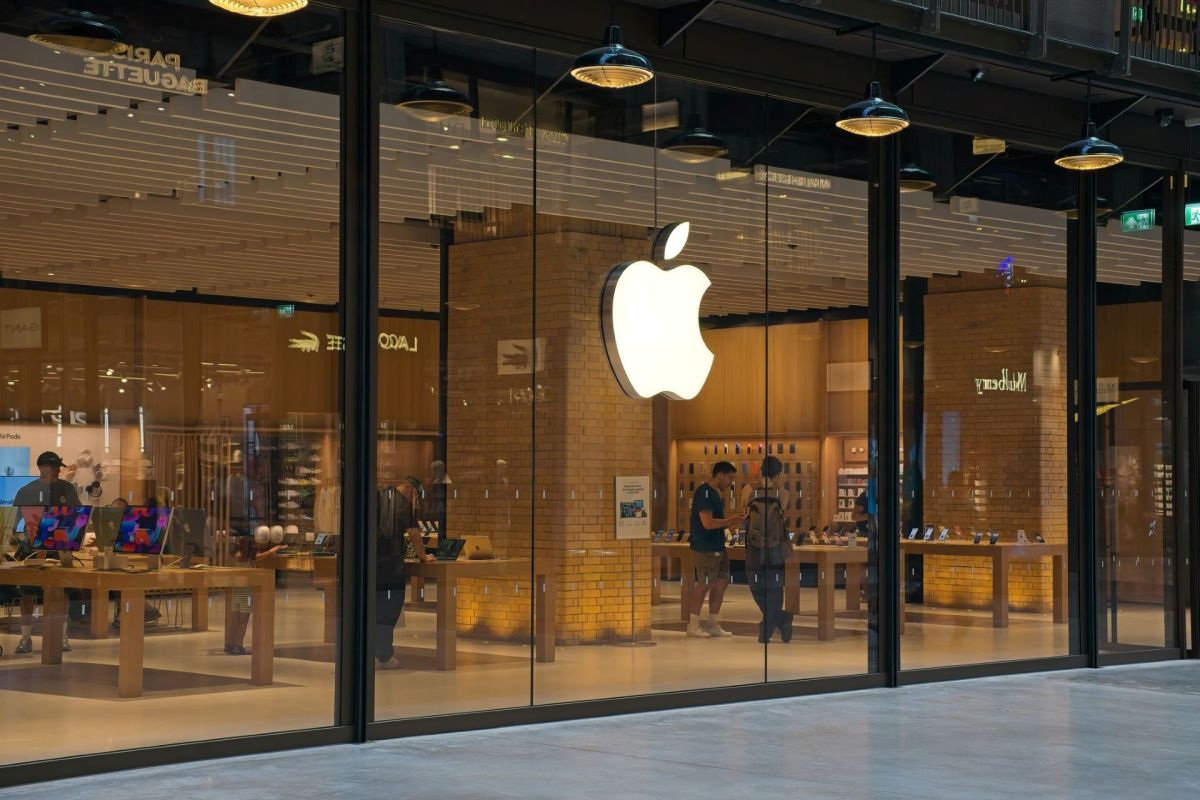 An Apple store.