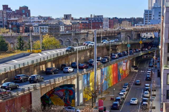 The Brooklyn-Queens Expressway.