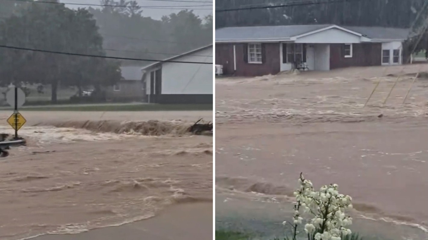 Flash flooding rushes into homes in Indiana as water rescues unfold