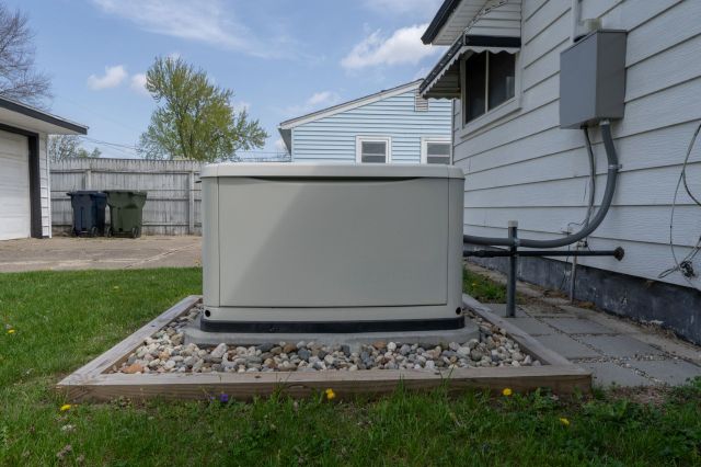 A home generator.