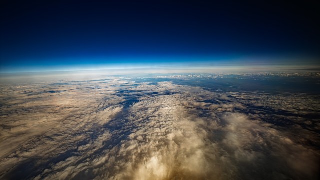 Part of Earth's surface from space.