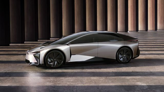 The Lexus LF-ZC EV concept car.