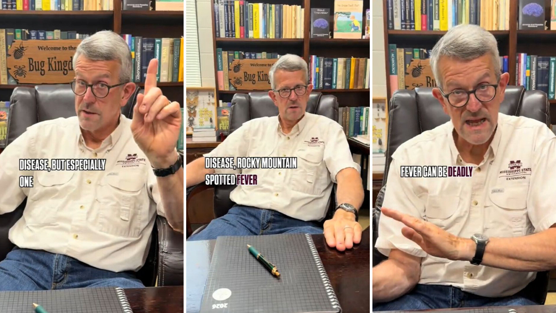 'You might be dead by next week': Mississippi tick expert issues urgent warning about Rocky Mountain spotted fever