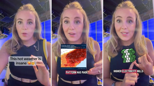 A meteorologist discusses the impacts of unusually hot weather.