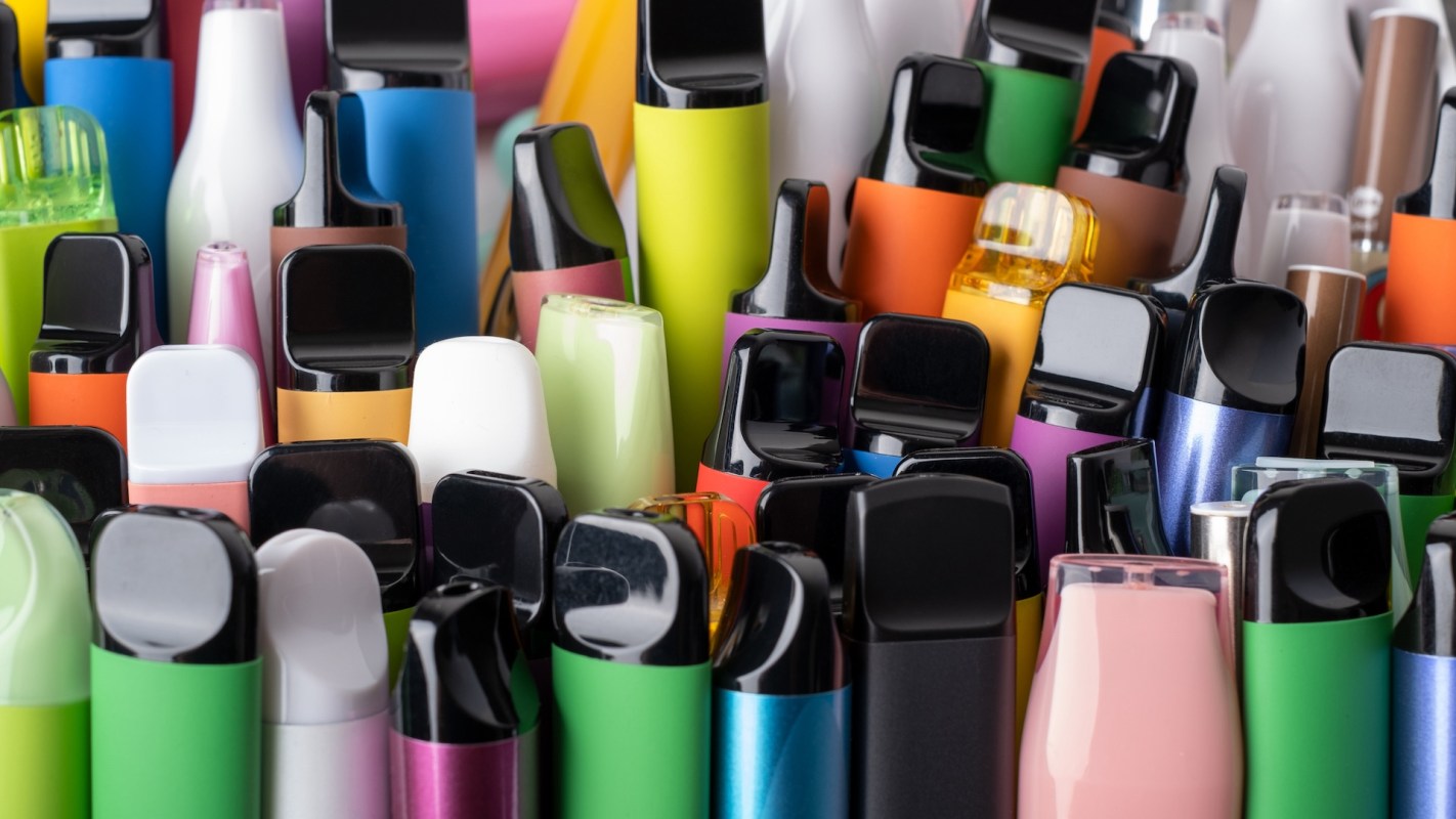Many e-cigarettes.