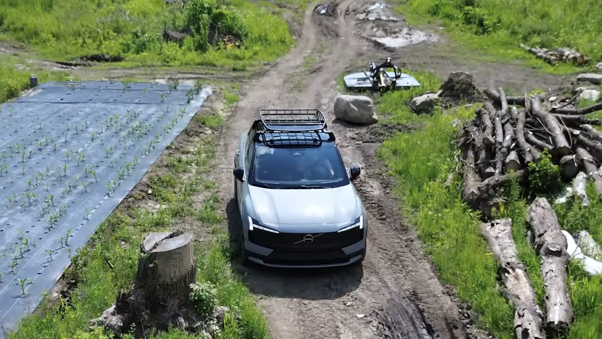 Volvo EX30 Cross Country trades city streets for mud, gravel, and farm ruts