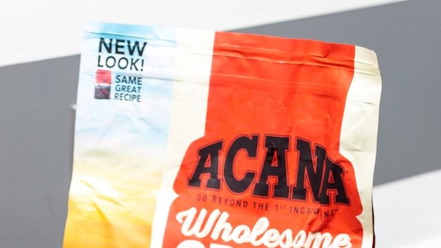 Acana grain-free dog food.