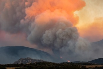 Wildfire smoke.