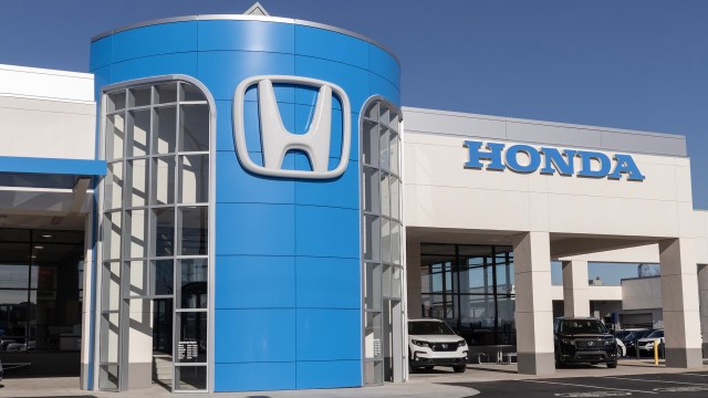A Honda dealership.