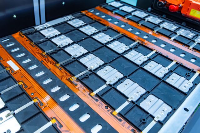A lithium-ion battery pack.