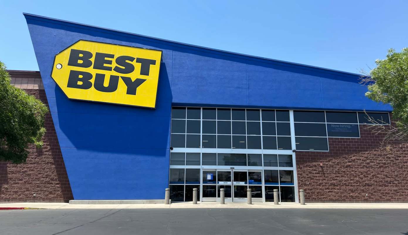 A Best Buy store.