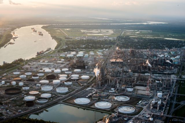An aerial view of Cancer Valley.