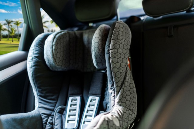 A car seat.