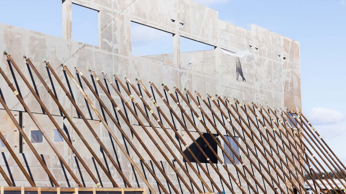A data center under construction.