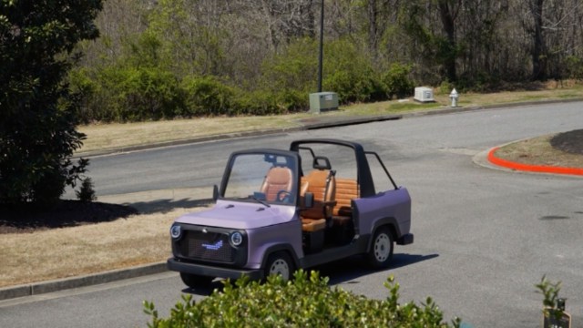 An electric vehicle.